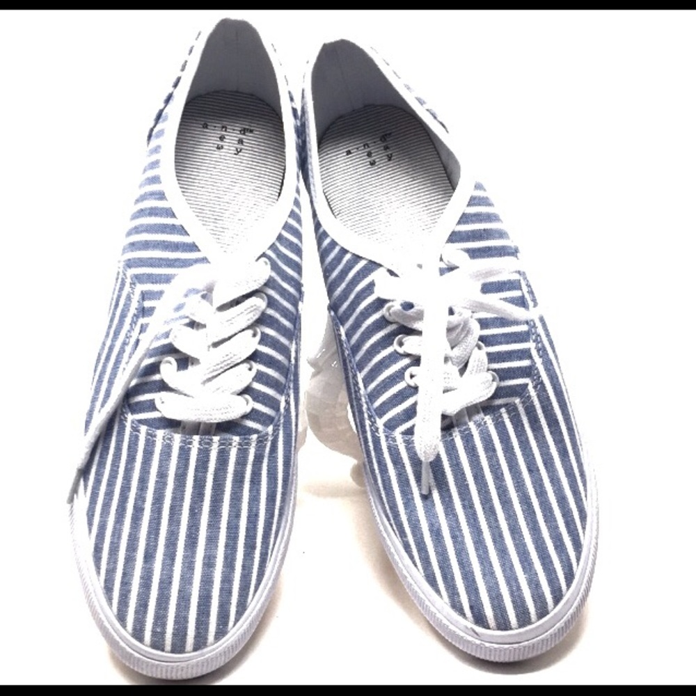 Blue & Stripe Shoes